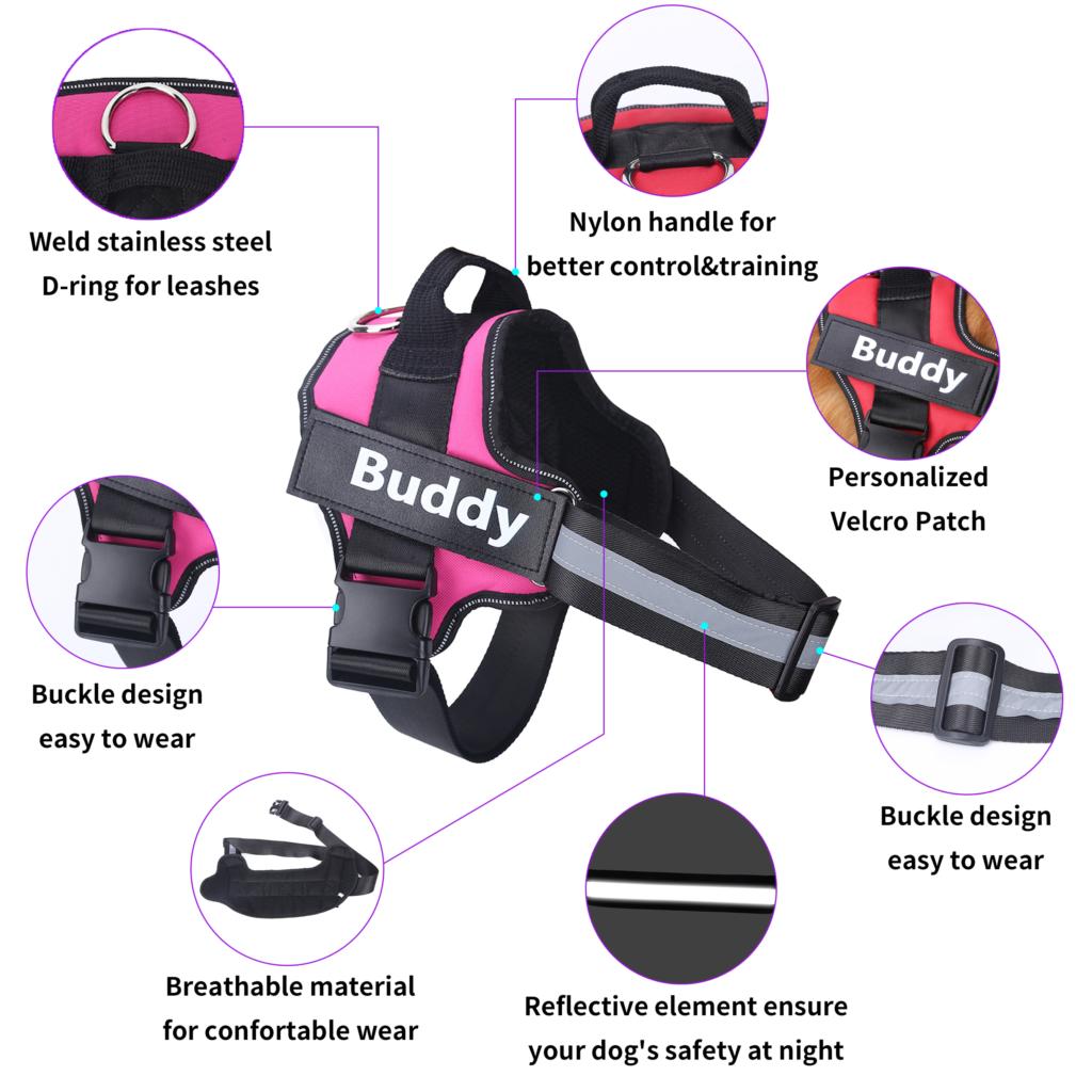 The Personalized NO PULL Harness (FREE TODAY) Formydoggy