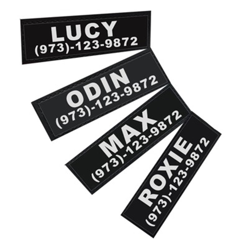 Custom Velcro Patch Name Tag Formydoggy